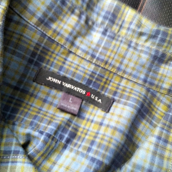 John Varvatos plaid button down - Picture 3 of 5